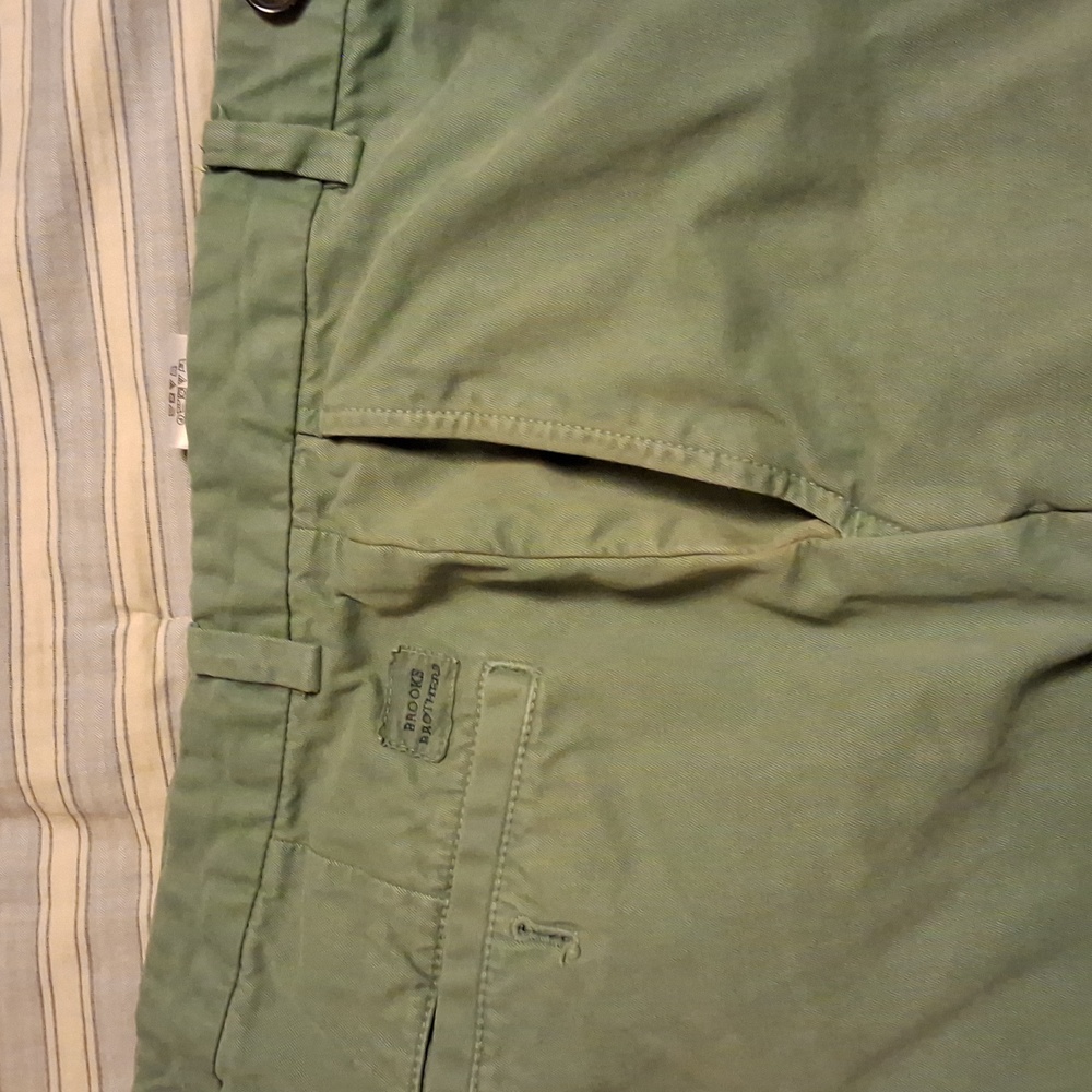 Brooks Brothers Green Shorts